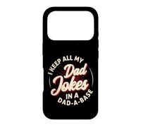I Keep All My Dad Jokes in A Dad A Base Coque pour iPhone 17 Pro