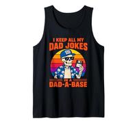 I Keep All My Dad Jokes in A Dad-a-Base Skeleton Fathers Day Débardeur