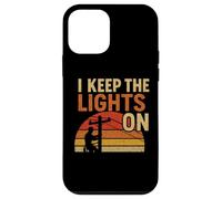 I Keep The Lights on Retro Electrician Keepsake Vintage Tees Coque pour iPhone 12 Mini