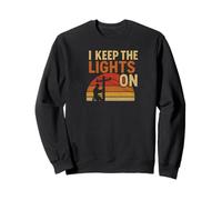 I Keep The Lights on Retro Electrician Keepsake Vintage Tees Sweatshirt