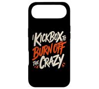 I Kickbox to Burn Off The Crazy Funny Kickboxing Kickboxer Coque pour iPhone Air