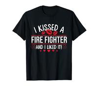 I kissed a Firefighter and I Liked it - Amusant pour la Saint-Valentin T-Shirt