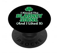 I Kissed The Blarney Stone (and I Liked It) Drôle PopSockets PopGrip Adhésif