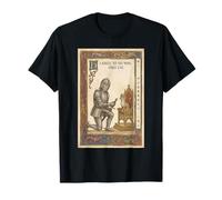 I Kneel to No Man Only Chat Humour médiéval T-Shirt