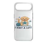 I Knit A Lot Chien Golden Retriever Tricot Coque pour iPhone Air