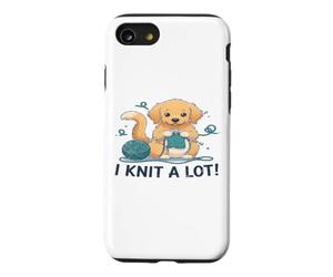 I Knit A Lot Chien Golden Retriever Tricot Coque pour iPhone SE (2020) / 7/8