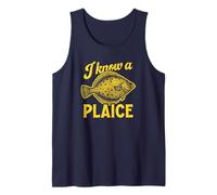 I Know A Plaice Funny Plaice Jeu de mots en forme de poisson Débardeur