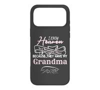 I Know Heaven is A Beautiful Place They Have My Grandma Coque pour iPhone 17 Pro Max