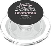 I Know Heaven Is A Beautiful Place They Have My Grandma PopSockets PopGrip pour MagSafe