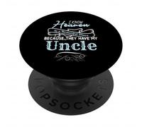 I Know Heaven is A Beautiful Place They Have My Uncle PopSockets PopGrip Adhésif