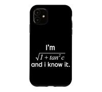 I Know It Math Formula Calculus Algèbre Professeur Amoureux des mathématiques Coque pour iPhone 11