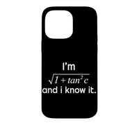 I Know It Math Formula Calculus Algèbre Professeur Amoureux des mathématiques Coque pour iPhone 14 Pro Max