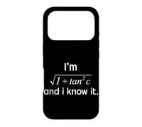 I Know It Math Formula Calculus Algèbre Professeur Amoureux des mathématiques Coque pour iPhone 17 Pro