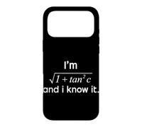 I Know It Math Formula Calculus Algèbre Professeur Amoureux des mathématiques Coque pour iPhone 17 Pro Max