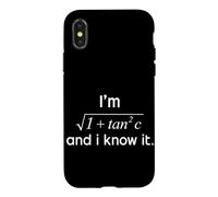 I Know It Math Formula Calculus Algèbre Professeur Amoureux des mathématiques Coque pour iPhone X/XS