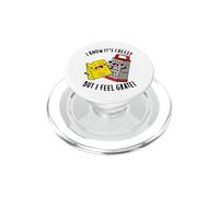 I Know It's Cheesy But I Feel Rate Funny Cheese Pun PopSockets PopGrip pour MagSafe