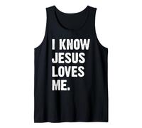 I Know Jesus Loves Me Débardeur
