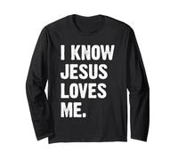 I Know Jesus Loves Me Manche Longue