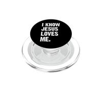 I Know Jesus Loves Me PopSockets PopGrip pour MagSafe