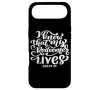 I Know That My Redeemer Lives Écriture Bible Verse Femmes Coque pour iPhone Air