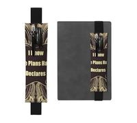 I Know The Plans Have You Declares Lord Porte-stylo avec bande élastique amovible en cuir PU Pochette pour stylo journal fournitures de bureau Cadeau pour journaux cahiers planificateurs