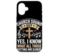 I Know What All These Buttons And Sliders Do Audio Engineer Coque pour iPhone 16