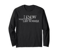 I Know What You Did Last Summer White Movie Logo Horror Manche Longue