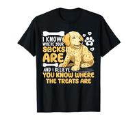 I Know Where Your Socks are Funny Doodle Herding Dogs Lovers T-Shirt