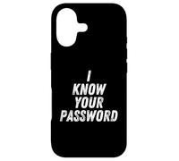 I Know Your Password Funny Hacker Joke for Coders & Hackers Coque pour iPhone 17