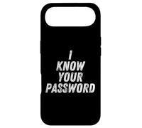 I Know Your Password Funny Hacker Joke for Coders & Hackers Coque pour iPhone Air