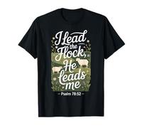 I Lead The Sheeps He Leads Me Psaume 78:52 Mouton Verse biblique T-Shirt