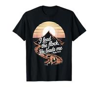 I Lead The Sheeps He Leads Me Psaume 78:52 Mouton Verse biblique T-Shirt