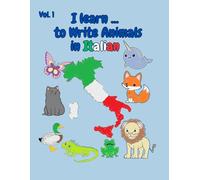 I Learn...: How to Write Animals in Italian