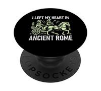 I Left My Heart in Antique Rome Roman Empire PopSockets PopGrip Adhésif
