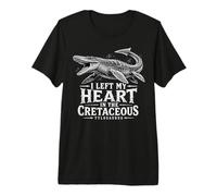 I Left My Heart in The Cretacous Tylosaurus Rex Mosasaurus T-Shirt Haut de Gamme