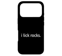 I Lick Rocks Géologie Humour Coque pour iPhone 17 Pro