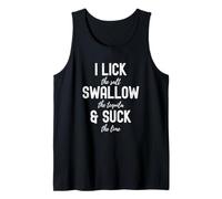 I Lick The Salt Swallow The Tequila Suck The Lime Day Drôle Débardeur