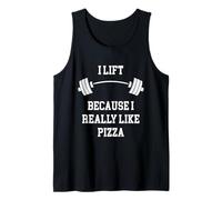 I Lift Because I Really Like Pizza, Poids, Bodybuilder Gym Débardeur