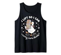 I Lift So I Can Carry More Books Salle De Sport Débardeur