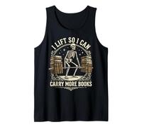 I Lift So I Can Carry More Books Salle De Sport Débardeur