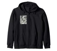 I Lift So I Dont Lose My Temper - Entraînement Amusant Sweat à Capuche