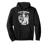 I Lift Therefore I Am Socrates Gym Philosophy Stoicism Sweat à Capuche