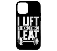 I Lift Therefore I Eat Fitness Haltérophilie Musculation Musculation Coque pour iPhone 12 Mini