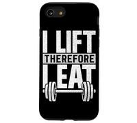 I Lift Therefore I Eat Fitness Haltérophilie Musculation Musculation Coque pour iPhone SE (2020) / 7/8