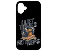 I Lift Tomes Gains ME A SURED in Lore Not Reps Coque pour iPhone 16 Plus