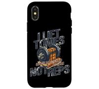I Lift Tomes Gains ME A SURED in Lore Not Reps Coque pour iPhone X/XS