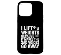 I Lift Weights Because It Makes The Trad Voices Go Away Coque pour iPhone 15 Pro Max