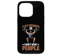 I Lift Weights So I Don't Hurt People Fitness Workout Coque pour iPhone 13 Pro