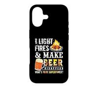 I Light Fires and Make Beer Disappear Drinking Camping Gift Coque pour iPhone 17