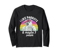 I Like African Grey Parrots and Maybe 3 People Manche Longue